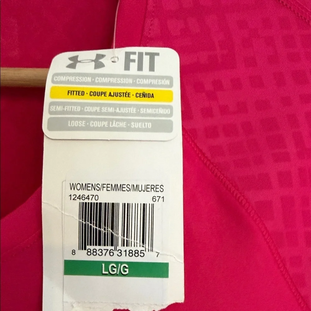 Under Armour Women's Long-Sleeve Crew Neck Top - Bright Pink